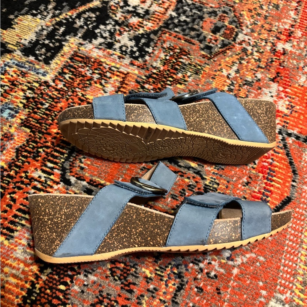 Dansko Susie Milled Nubuck Blue sandals 39 - Picture 5 of 5